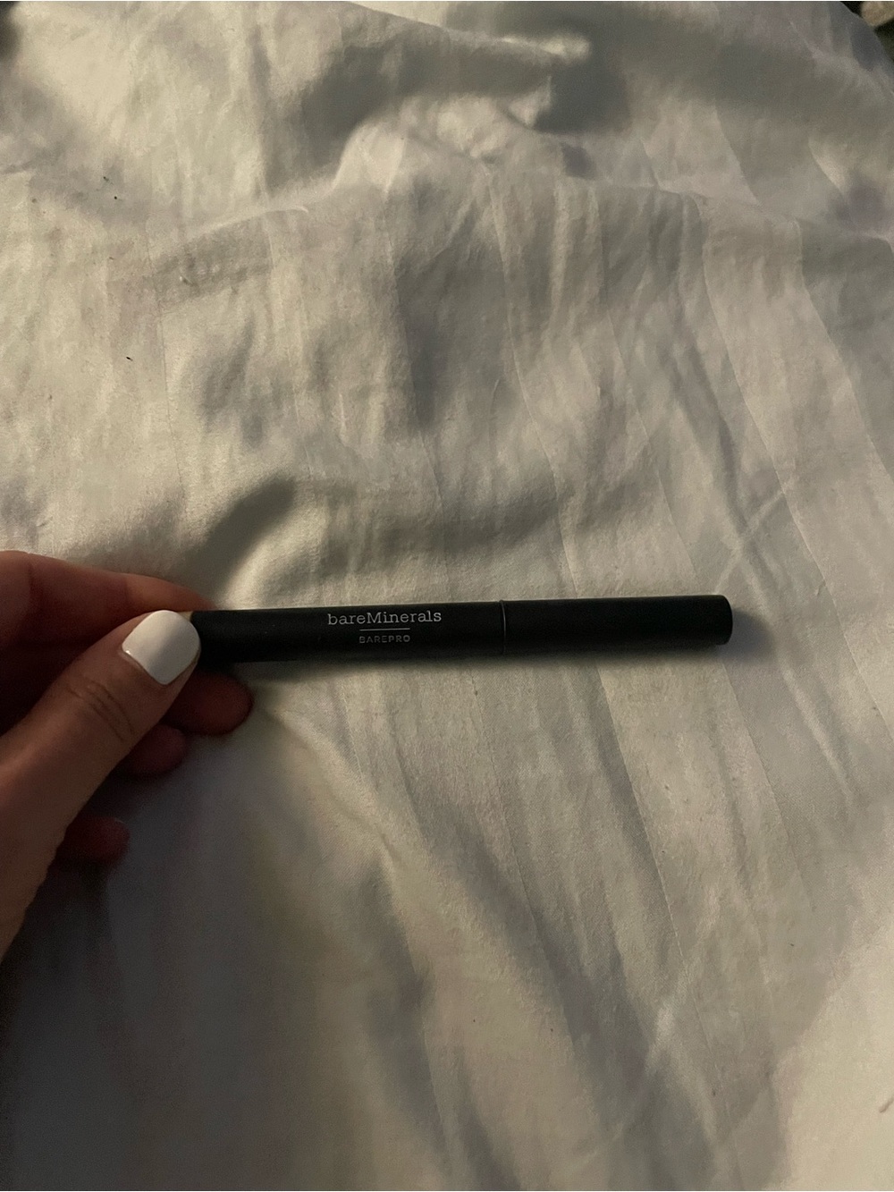 Barely used bareMinerals BarePro Eyeshadow stick in iced champagne